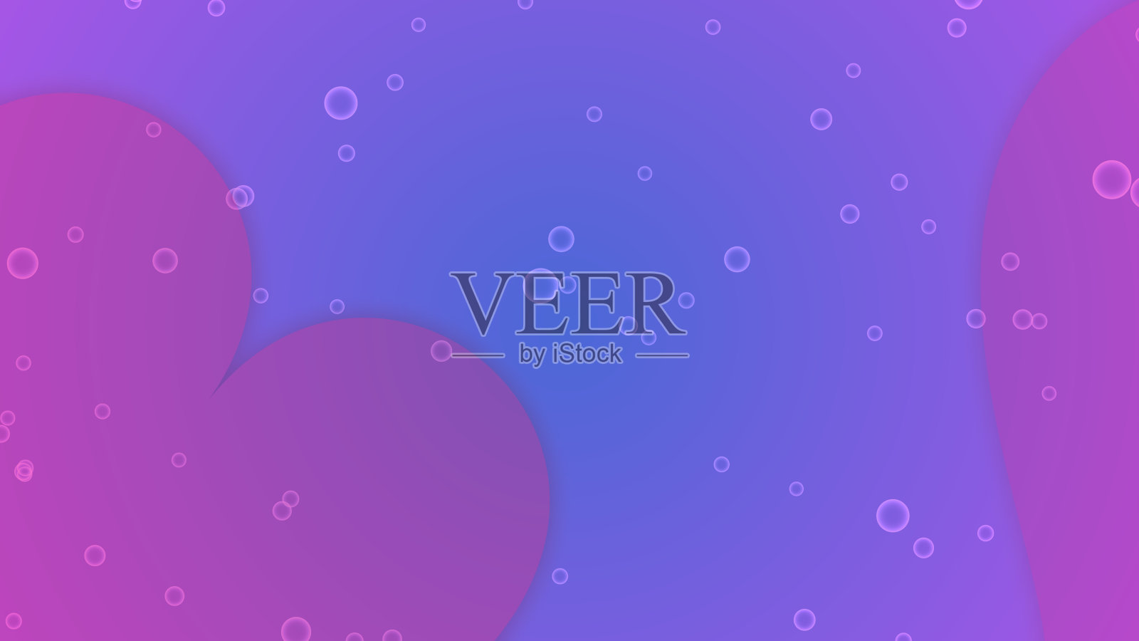 情人节的背景，心脏形状跳舞和跳跃与一些粒子在它。VJ循环运动背景。情人节贺卡邀请动作背景快乐。插画图片素材