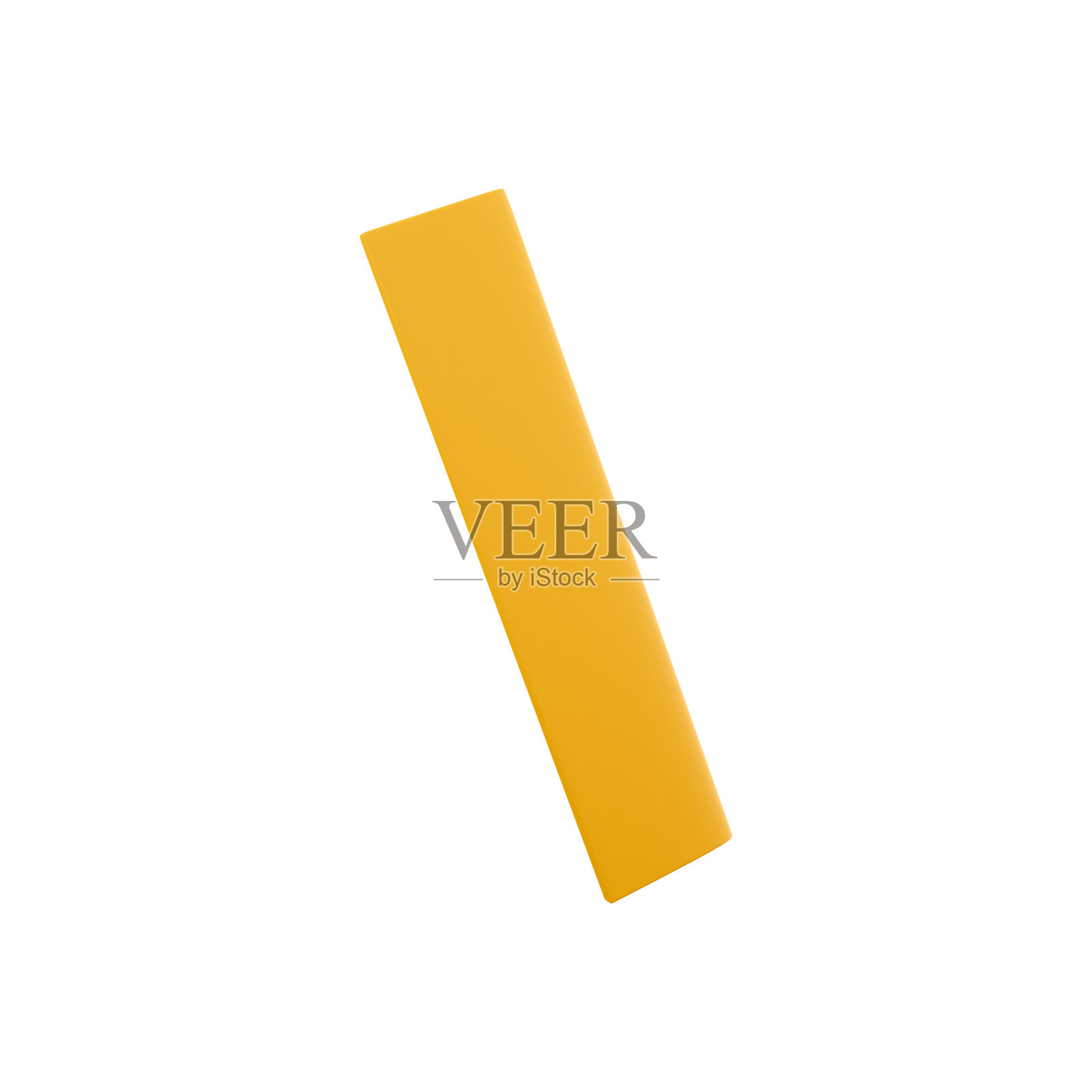 3D渲染标尺用于图形资产或其他web演示。3D渲染标尺图标。照片摄影图片