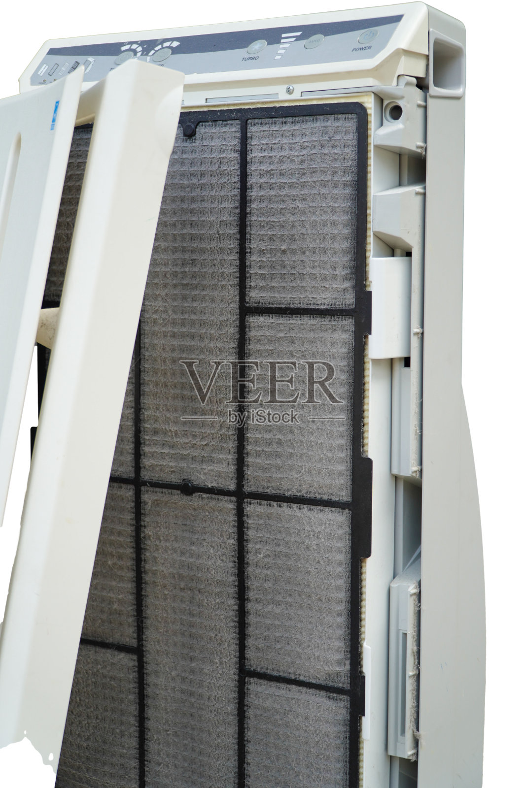 Pm2.5 HEPA(高效微粒空气)过滤器，Pm2.5概念照片摄影图片