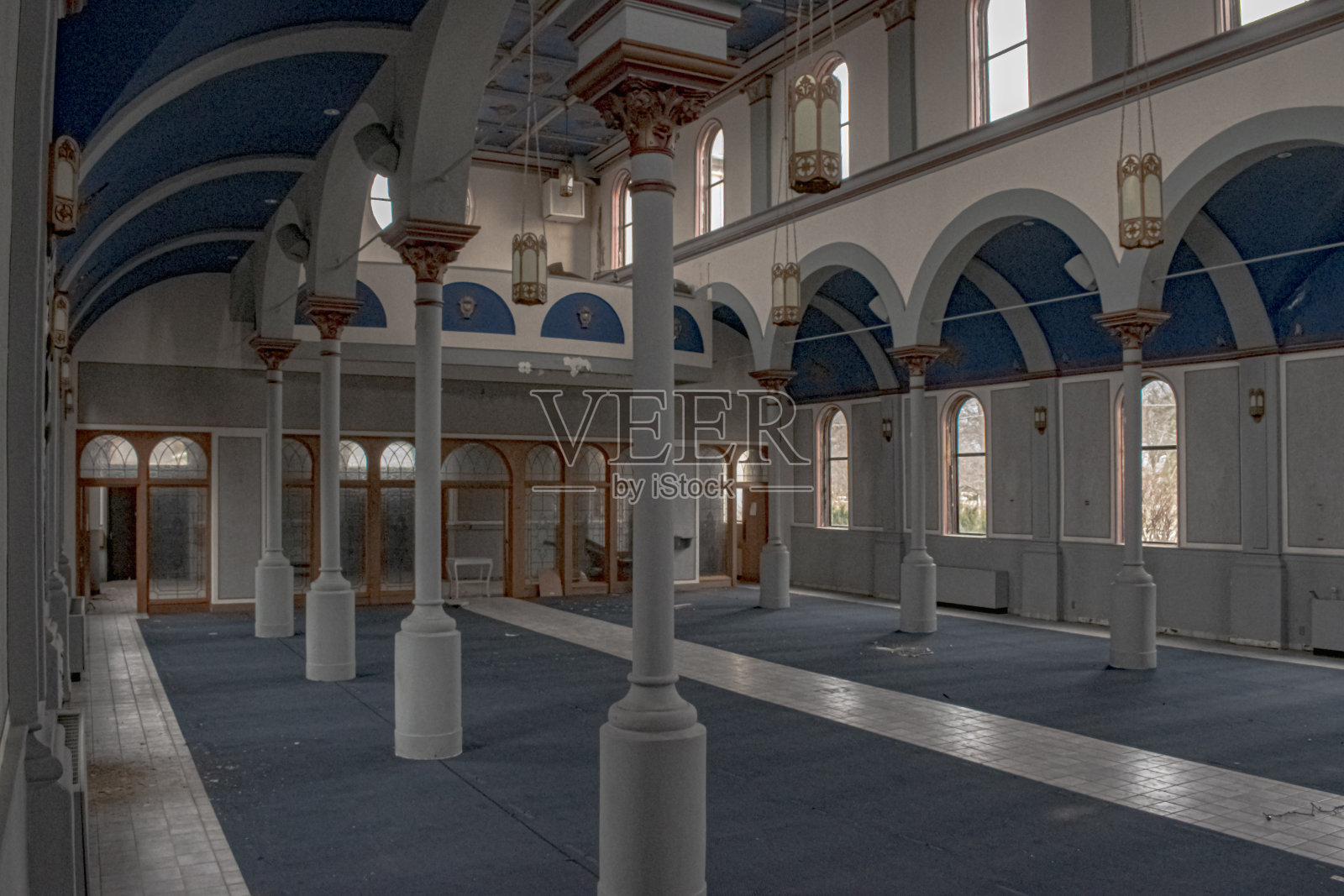 废弃的密歇根教堂照片摄影图片