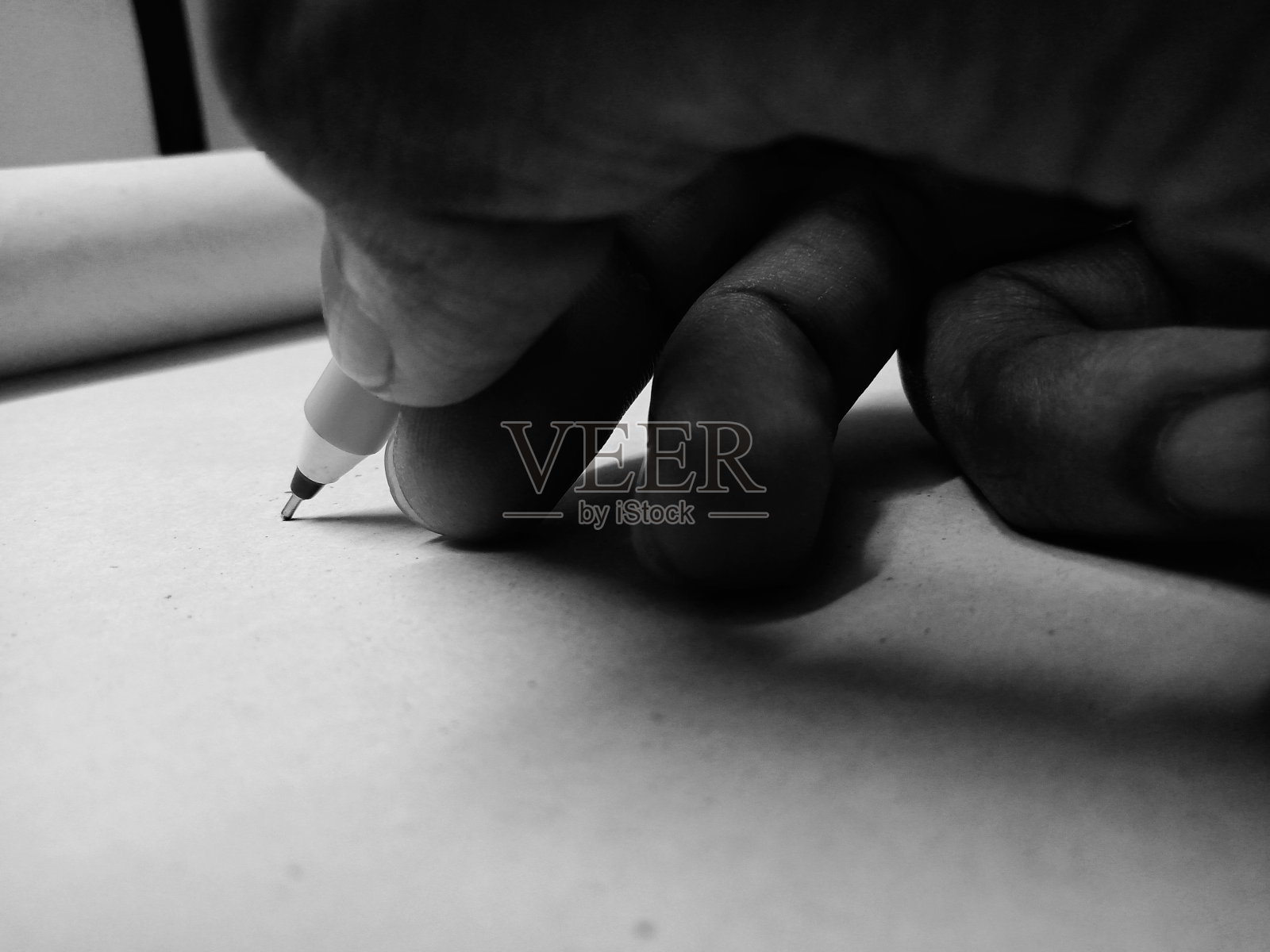 用笔写字照片摄影图片