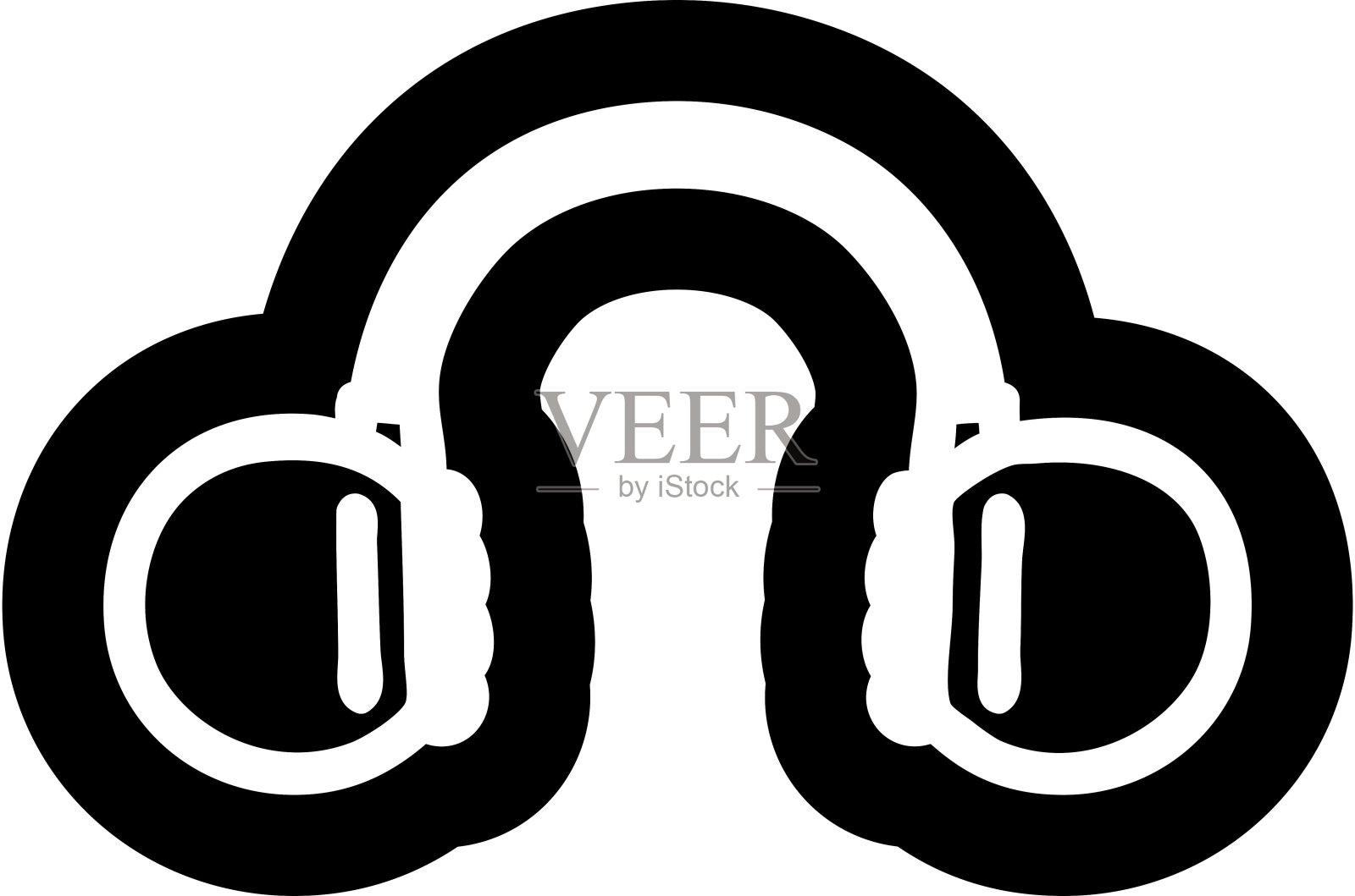 音乐耳机图标符号插画图片素材