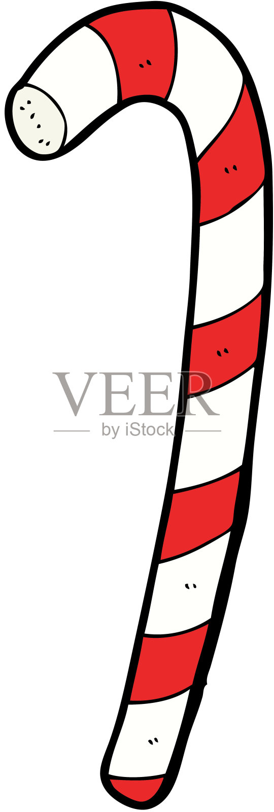 卡通拐杖糖插画图片素材