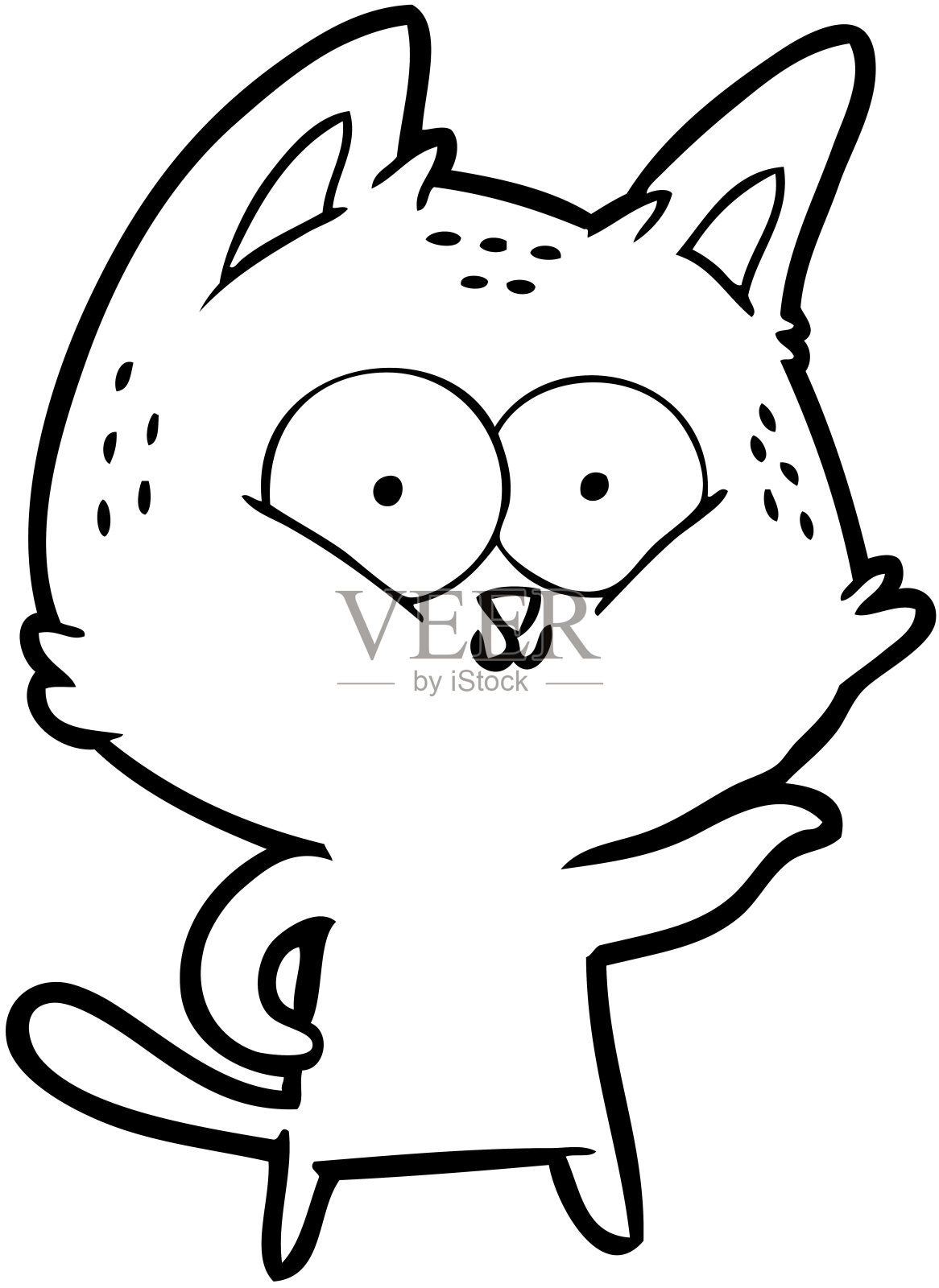 卡通猫设计元素图片