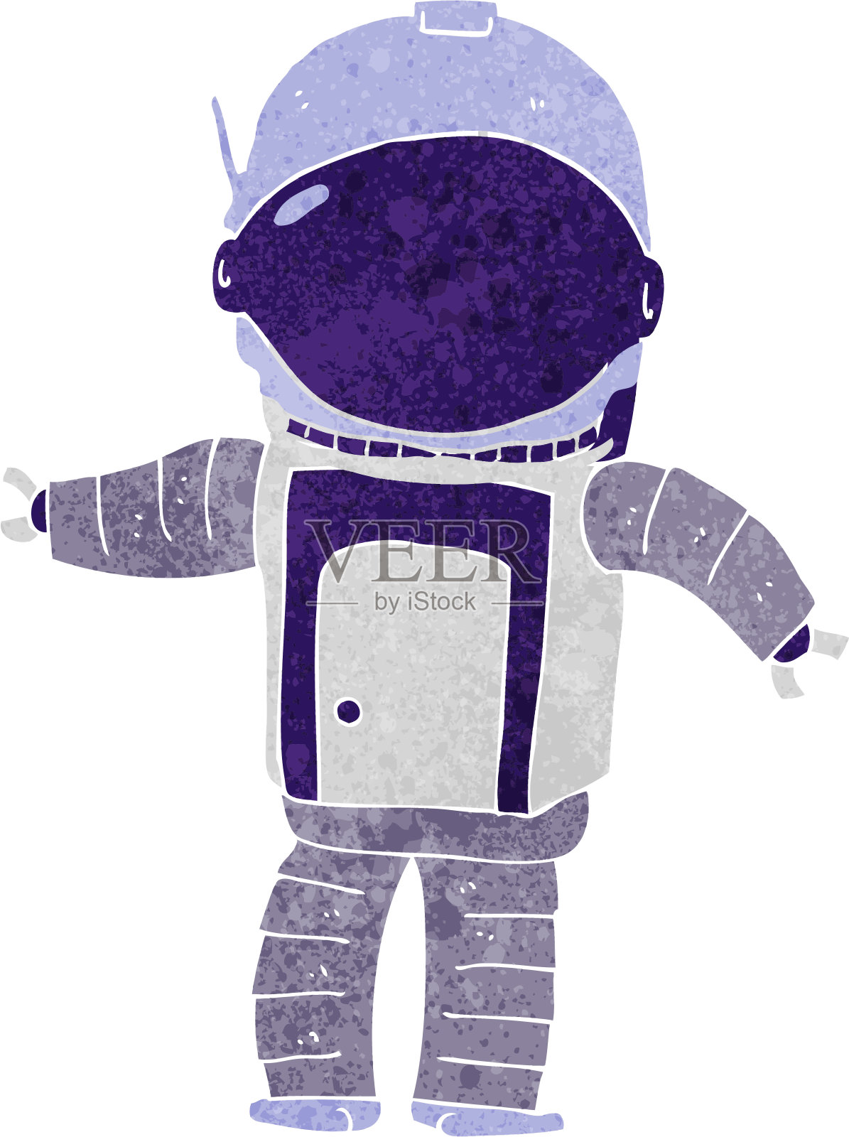 卡通宇航员插画图片素材