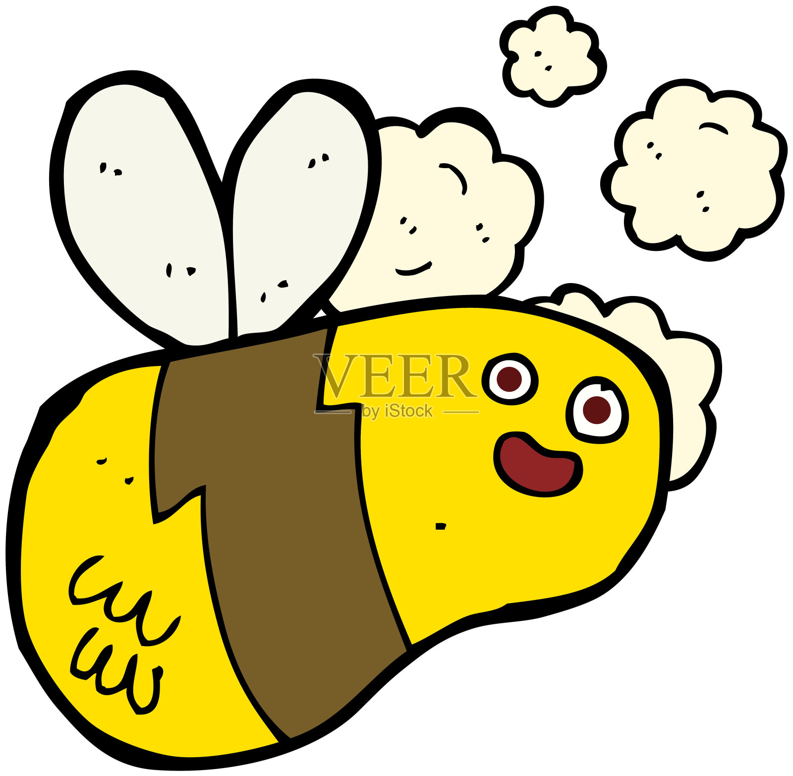 卡通蜜蜂插画图片素材