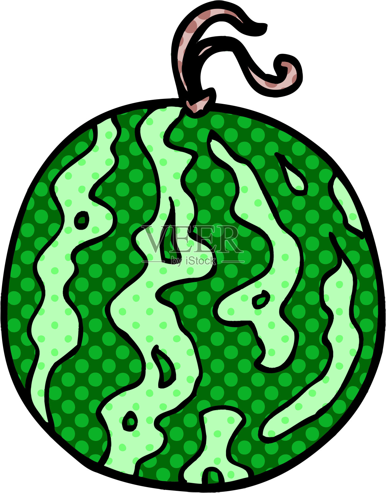 卡通涂鸦瓜插画图片素材