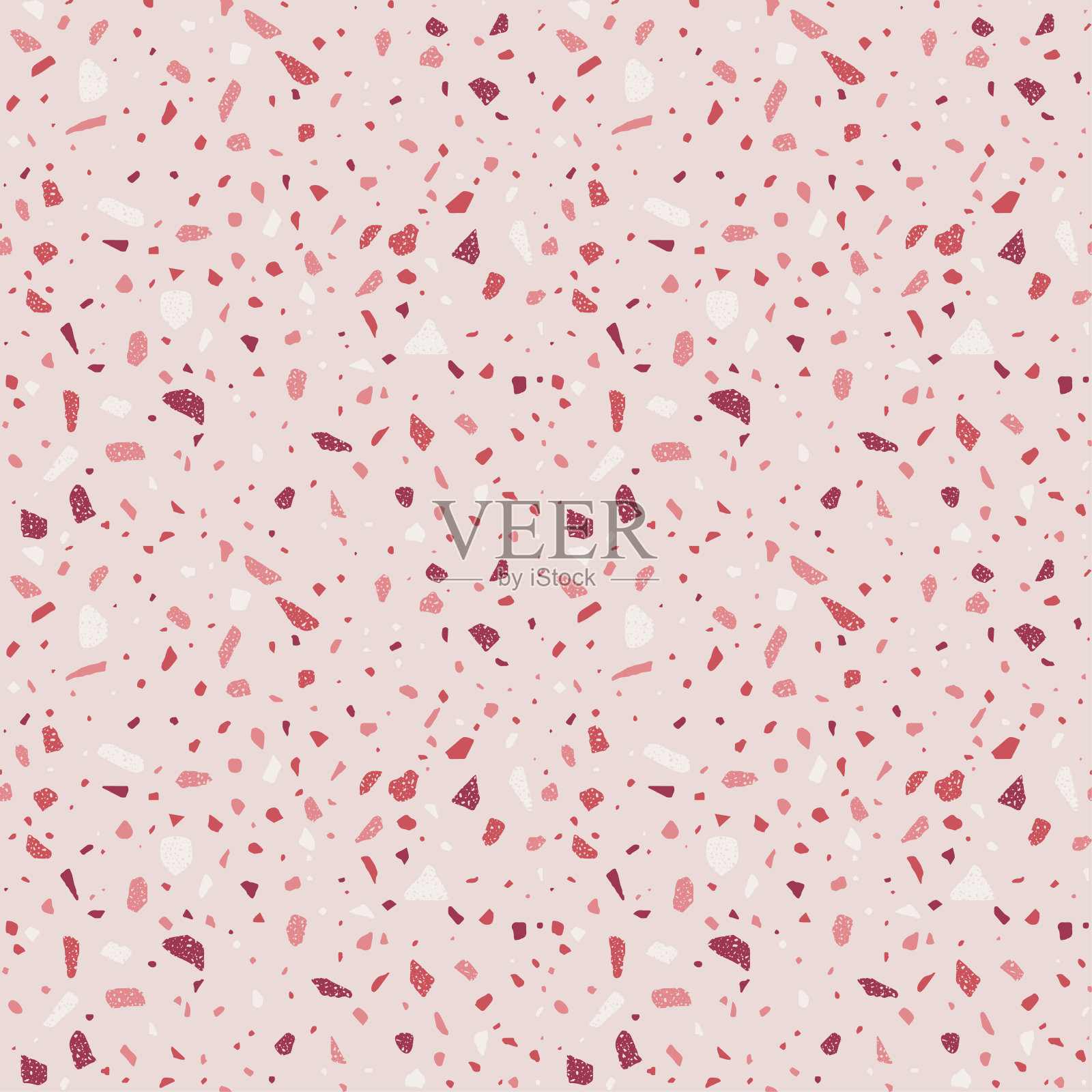 水磨石纹理经典的意大利地板由天然石材、花岗岩、石英、大理石、玻璃和混凝土组成。插画图片素材