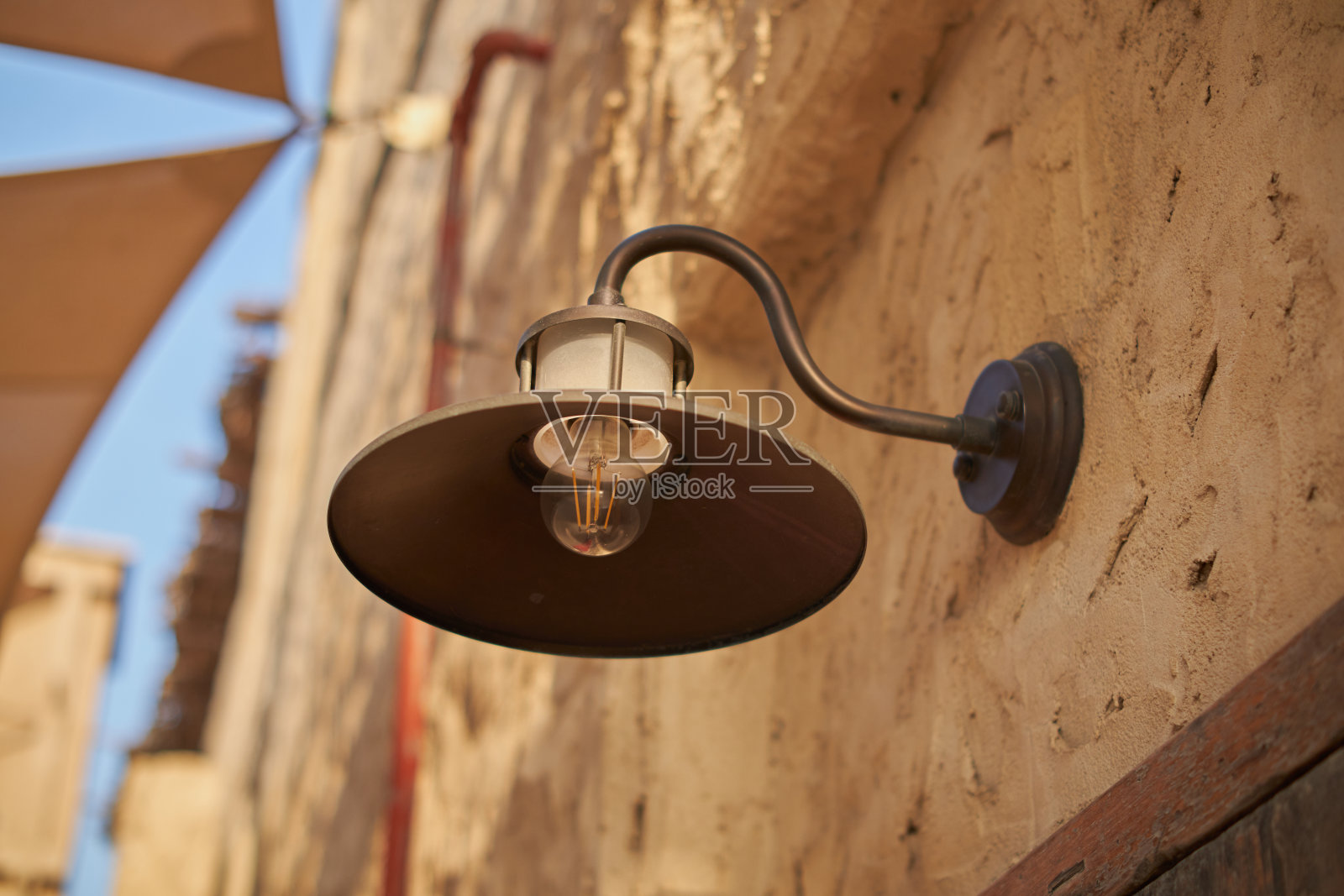 迪拜Al Seef的落地灯照片摄影图片