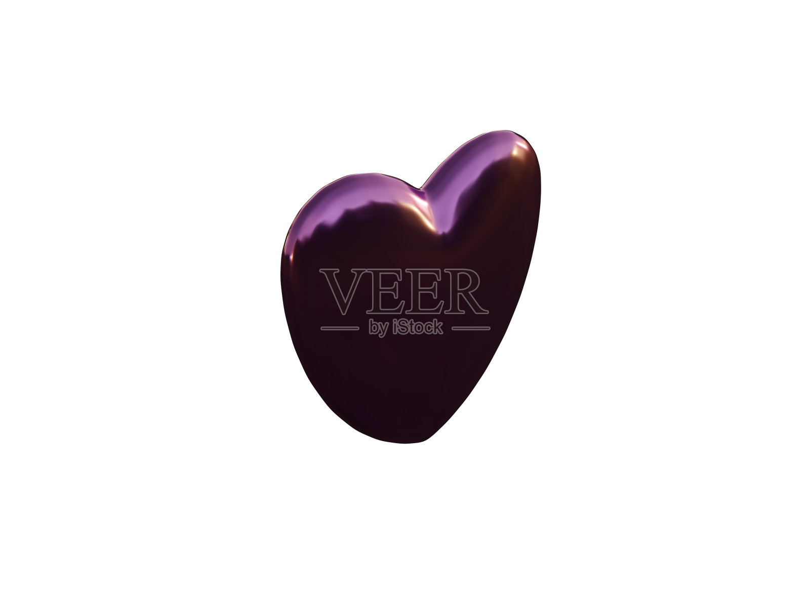 可爱的红心。3 d渲染。照片摄影图片