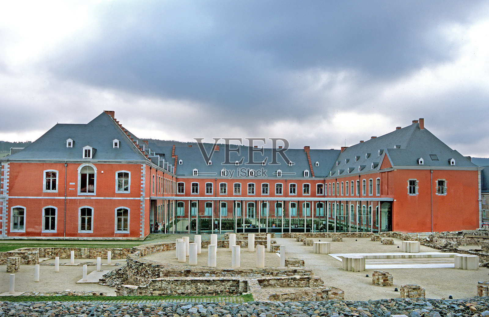 比利时马尔梅蒂修道院照片摄影图片