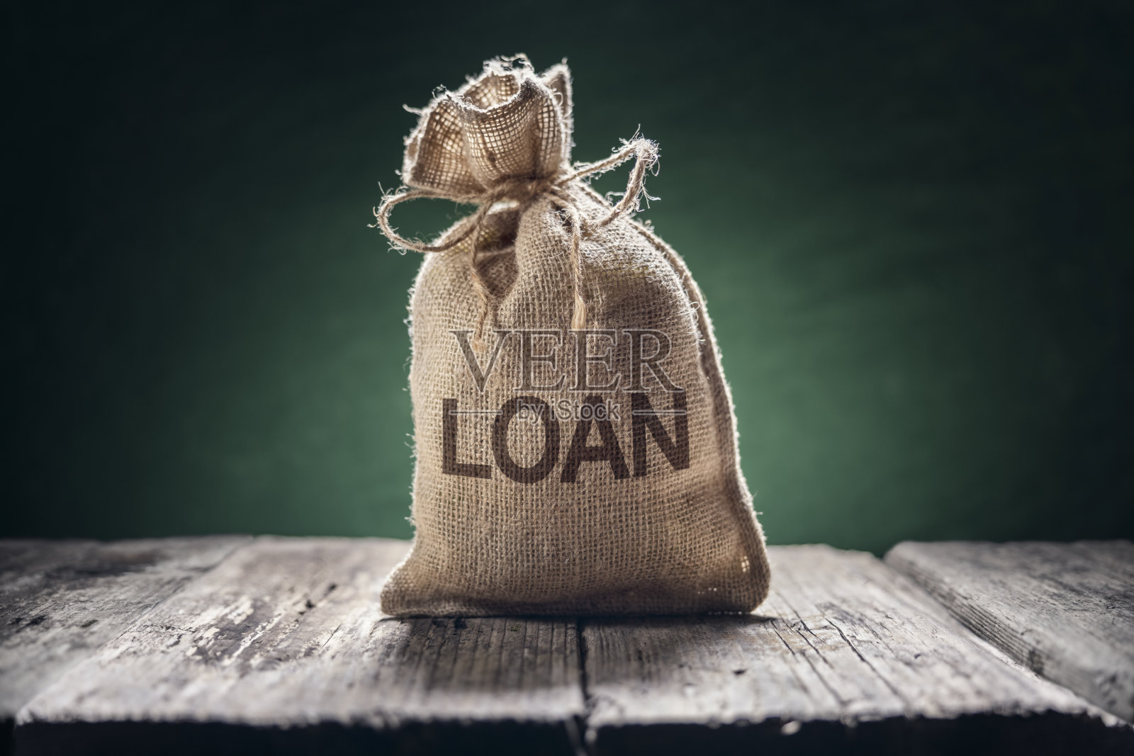 贷款钱袋背景照片摄影图片