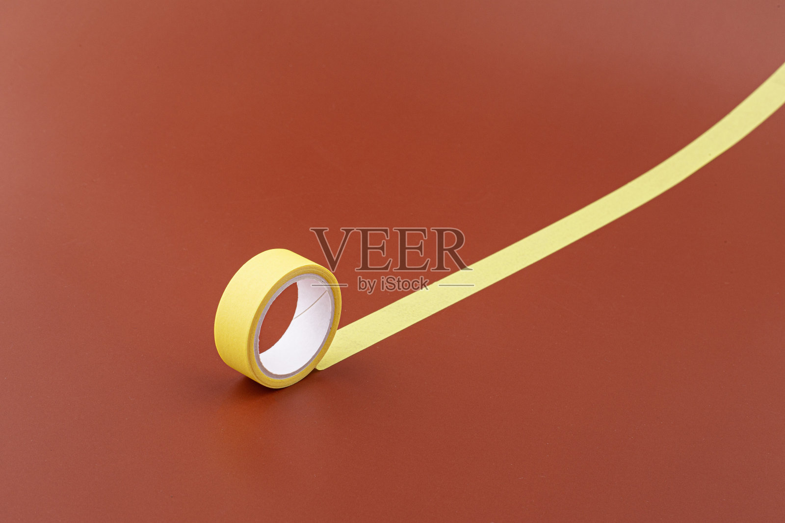 圆形彩色胶带卷照片摄影图片