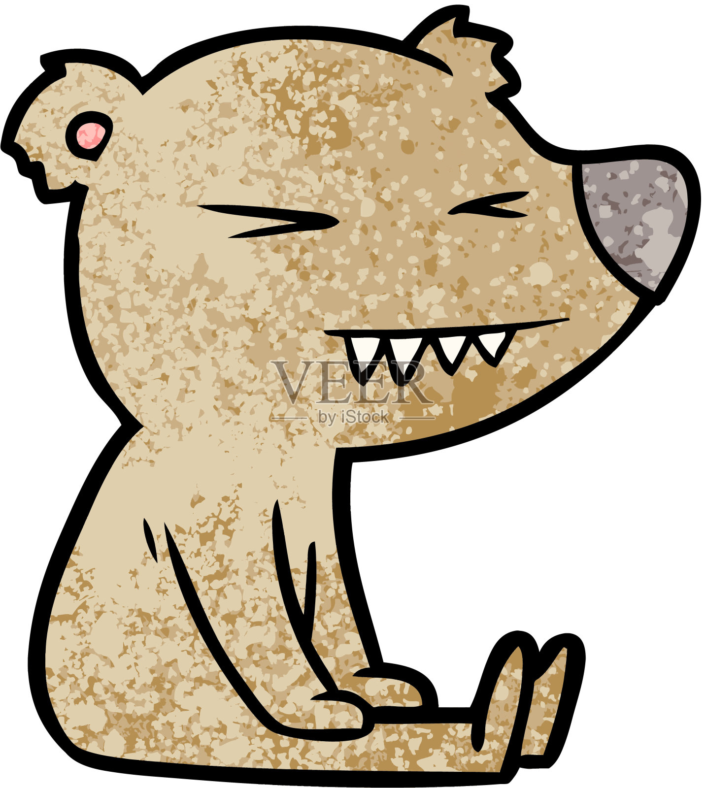 熊卡通人物插画图片素材