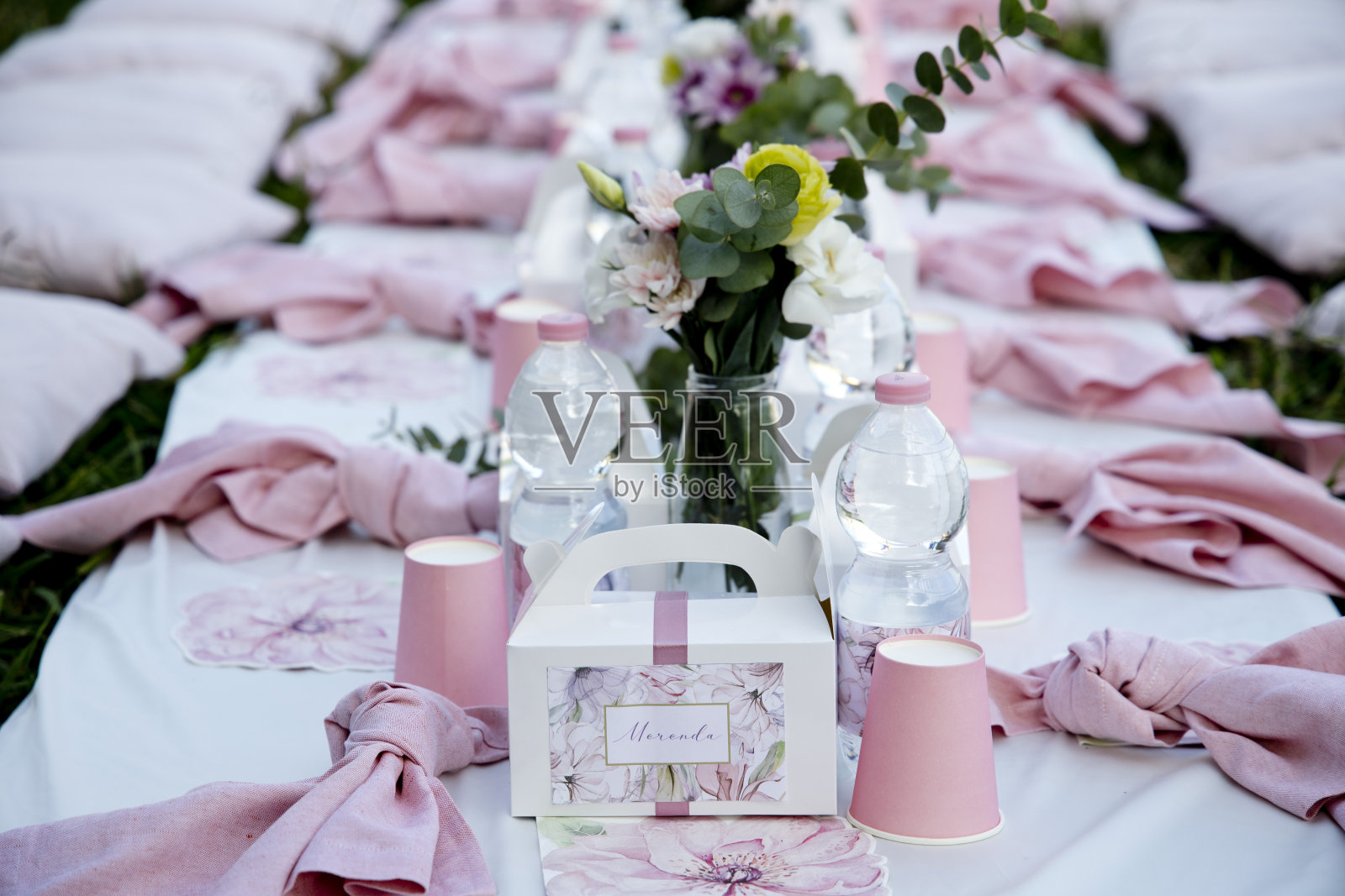 草坪上的派对照片摄影图片