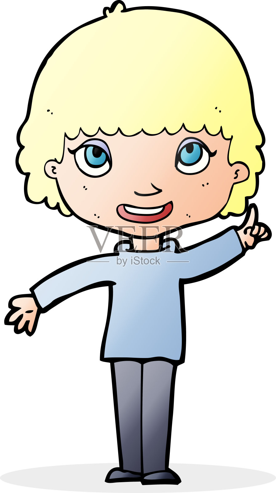 有创意的卡通女人设计元素图片