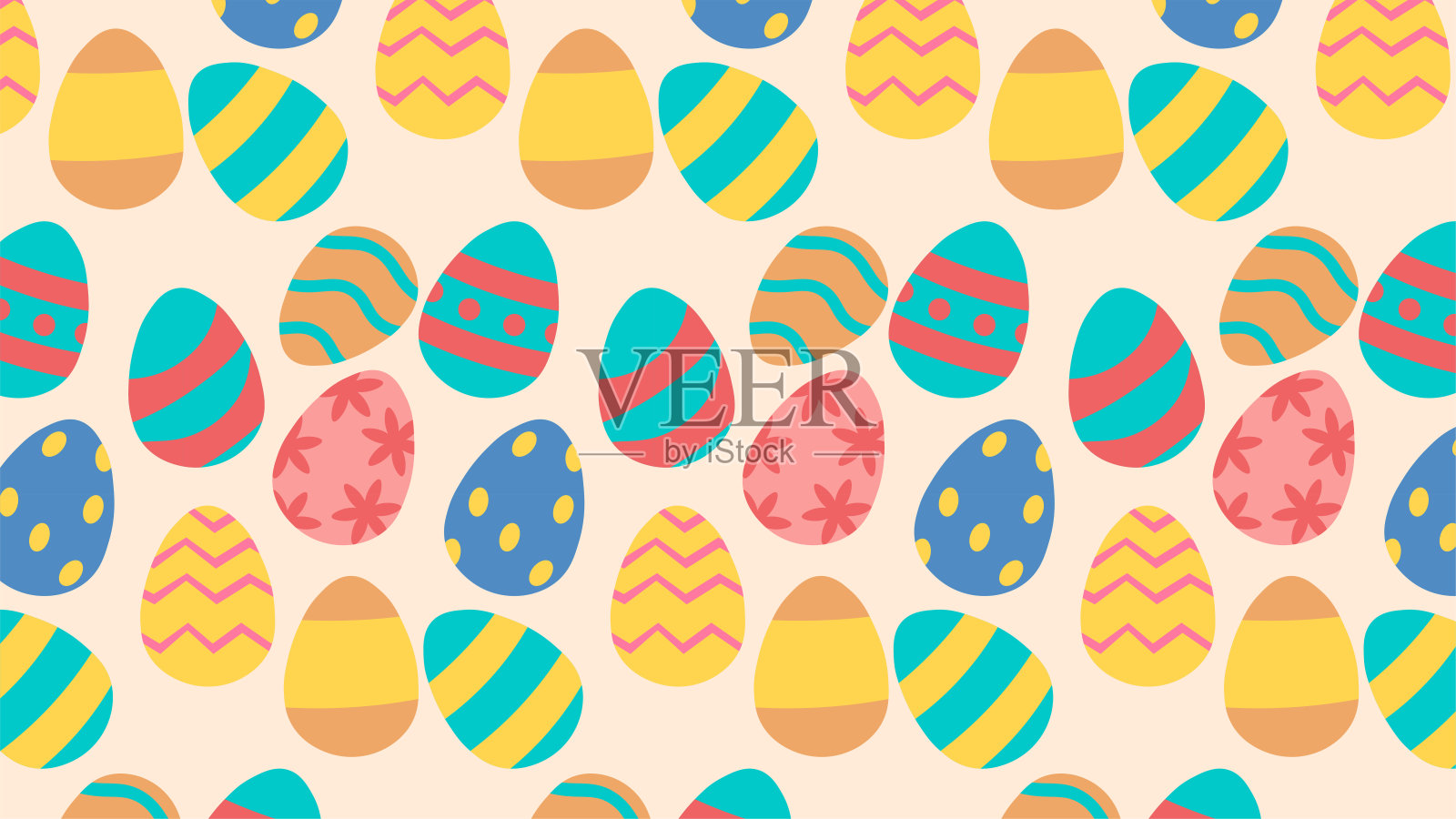 复活节促销设计横幅，海报或社交媒体帖子插画图片素材