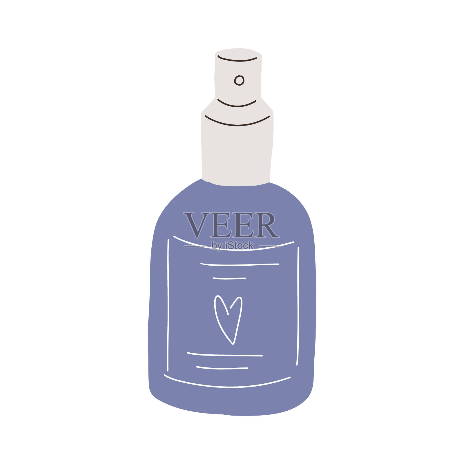 手绘护肤产品面雾插图插画图片素材