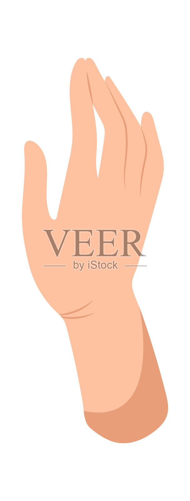 双手种植植物平面图标设计元素图片