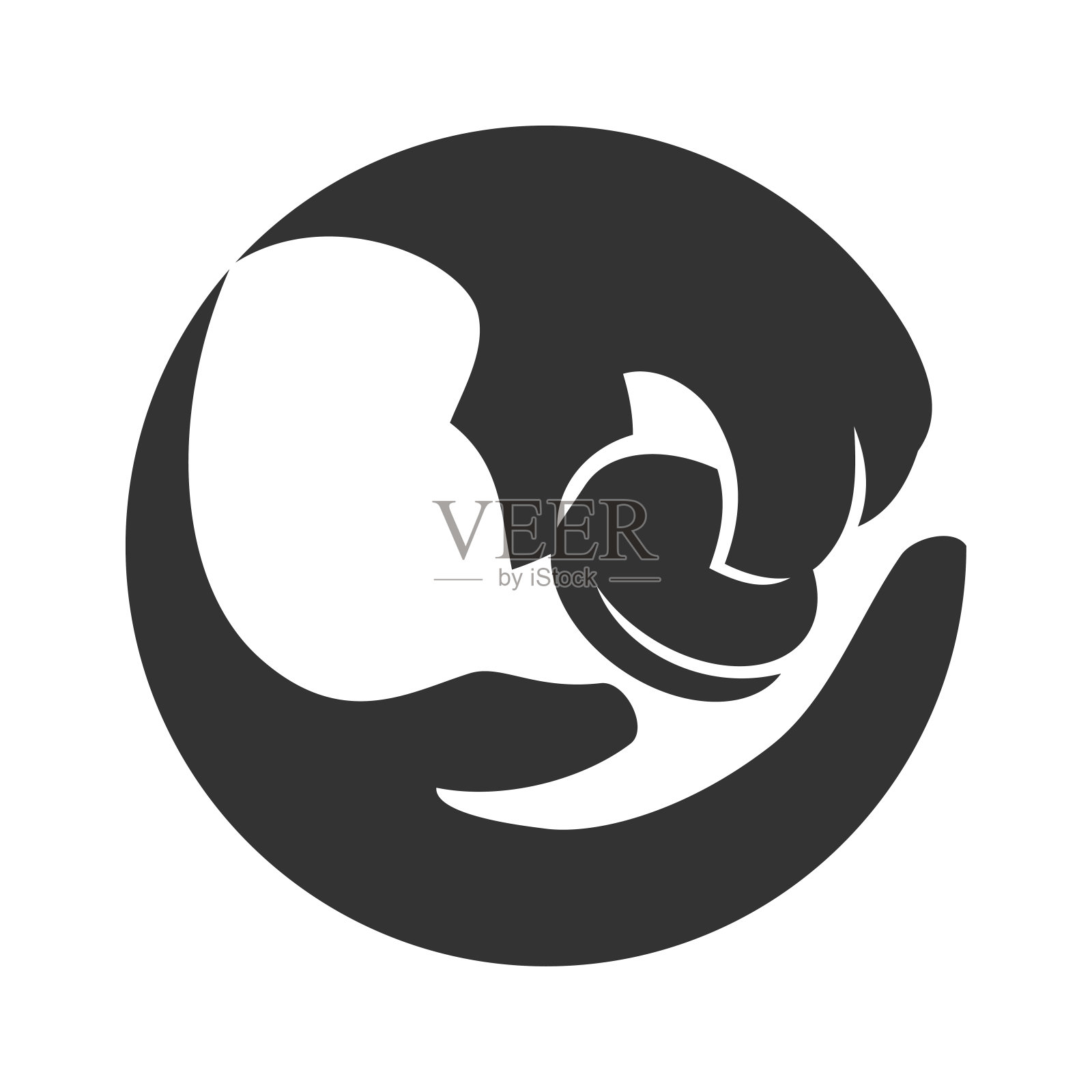 慈善人关心标志模板图标插图品牌标识插画图片素材