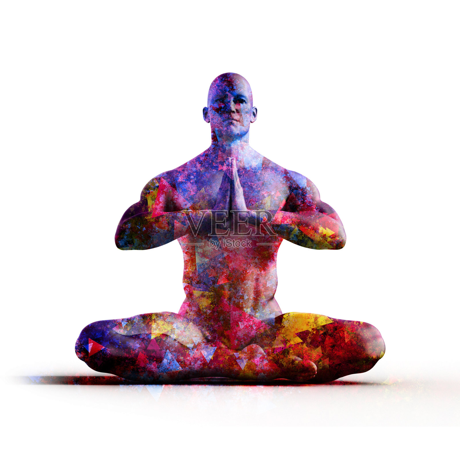 深度睡眠冥想治疗照片摄影图片