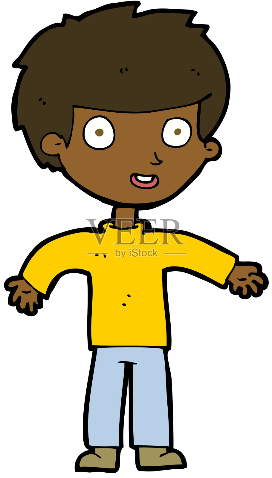 卡通快乐人设计元素图片