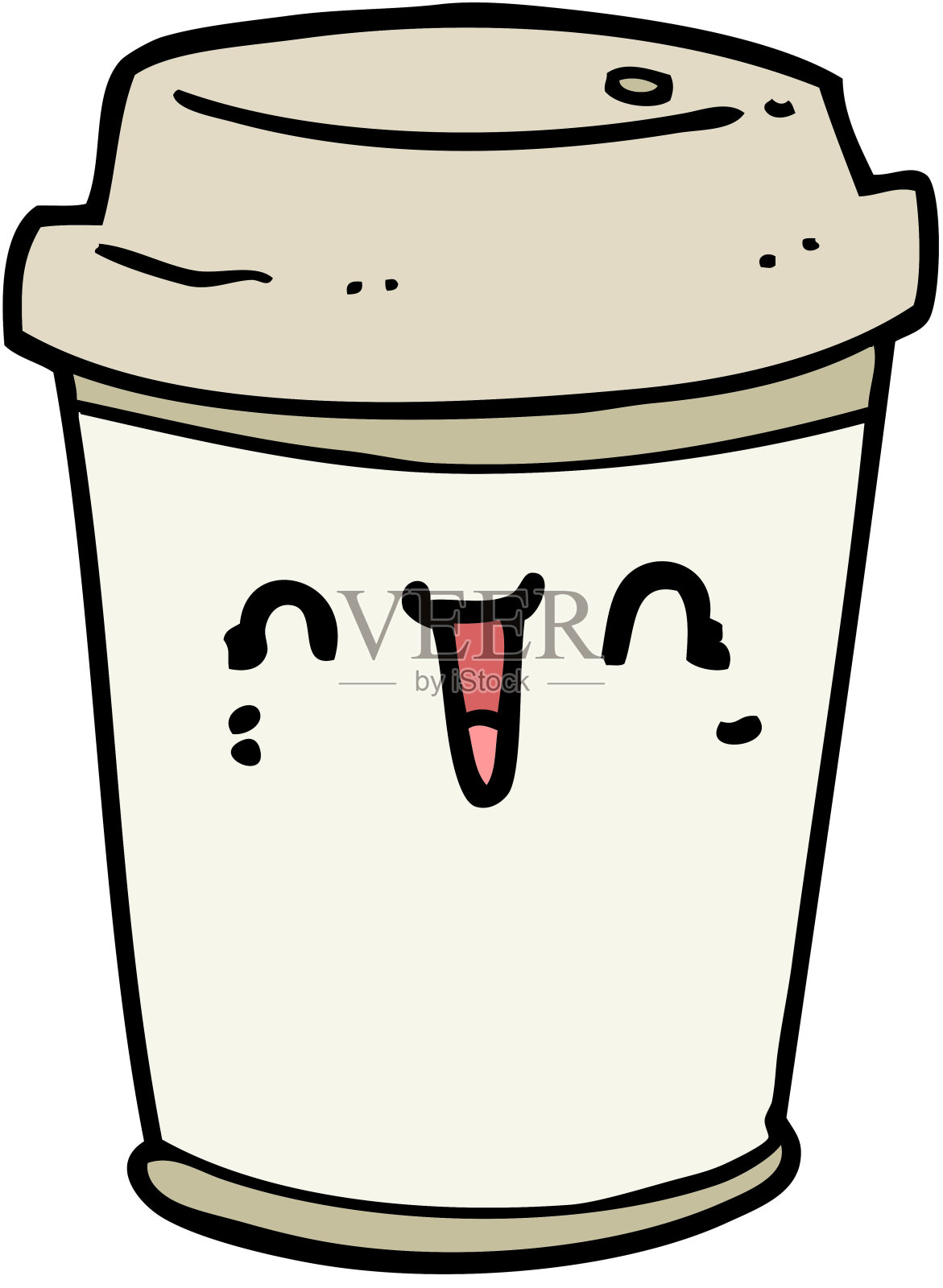 卡通咖啡外卖设计元素图片