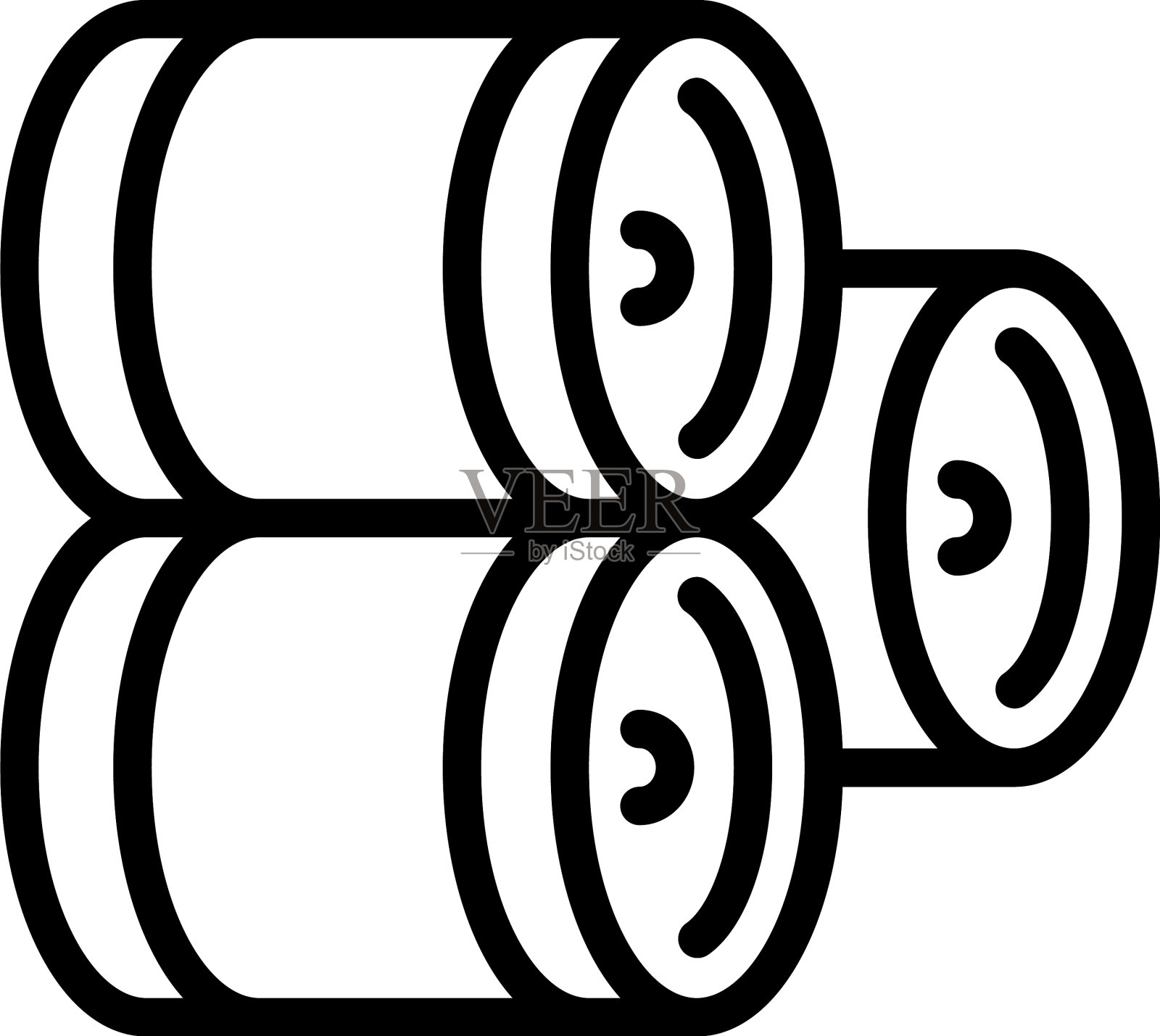 钢酒桶图标轮廓酒窖插画图片素材