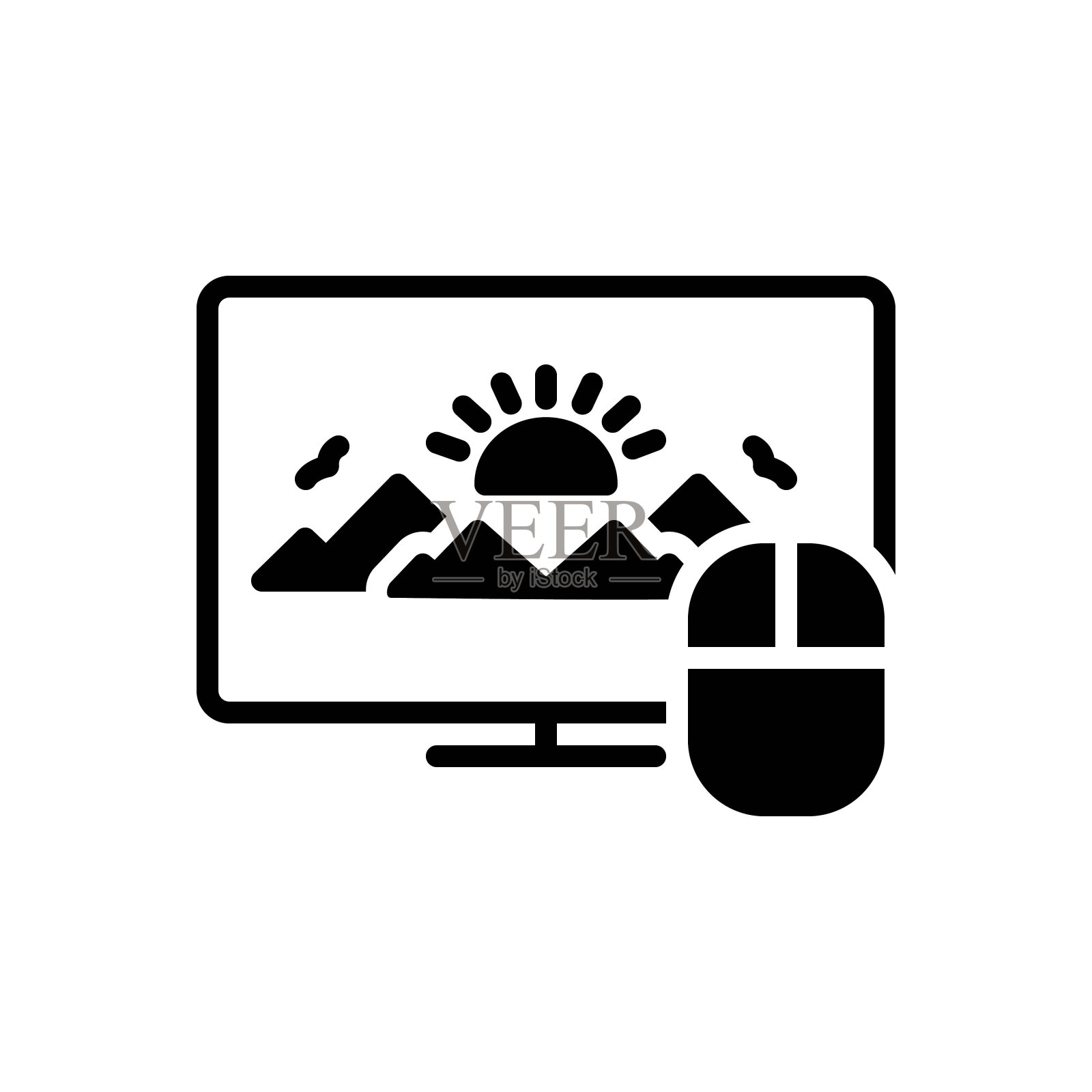 设计的电脑插画图片素材