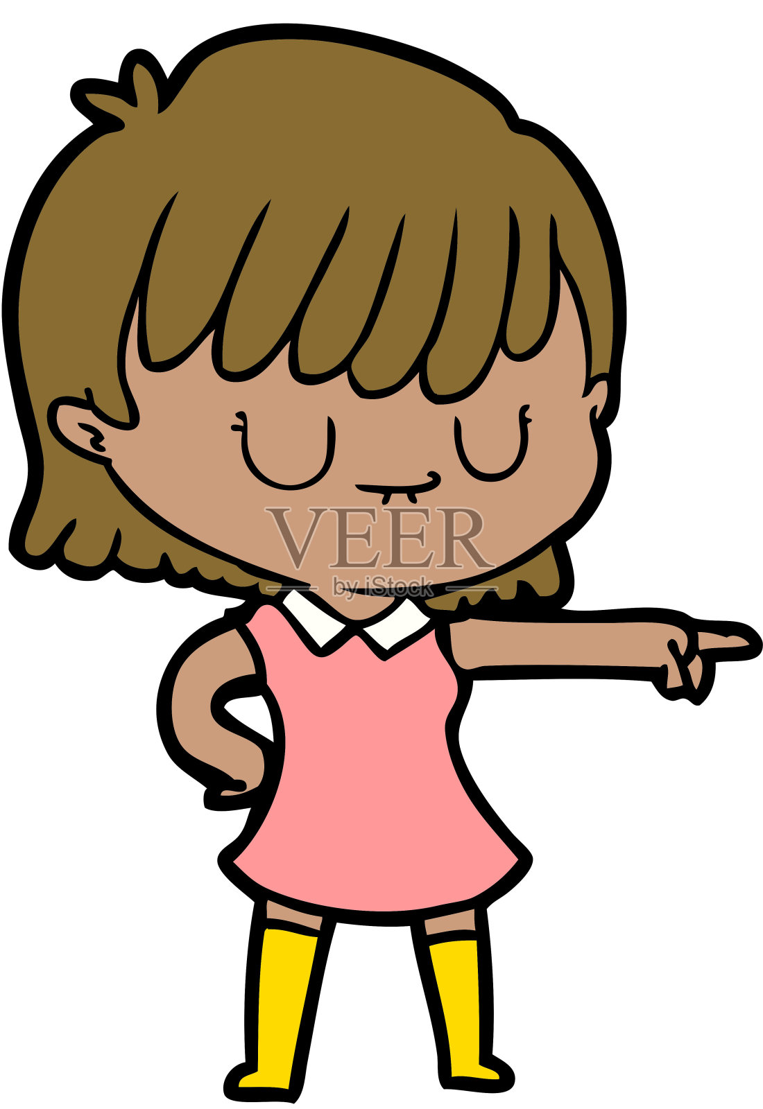 卡通的女人设计元素图片