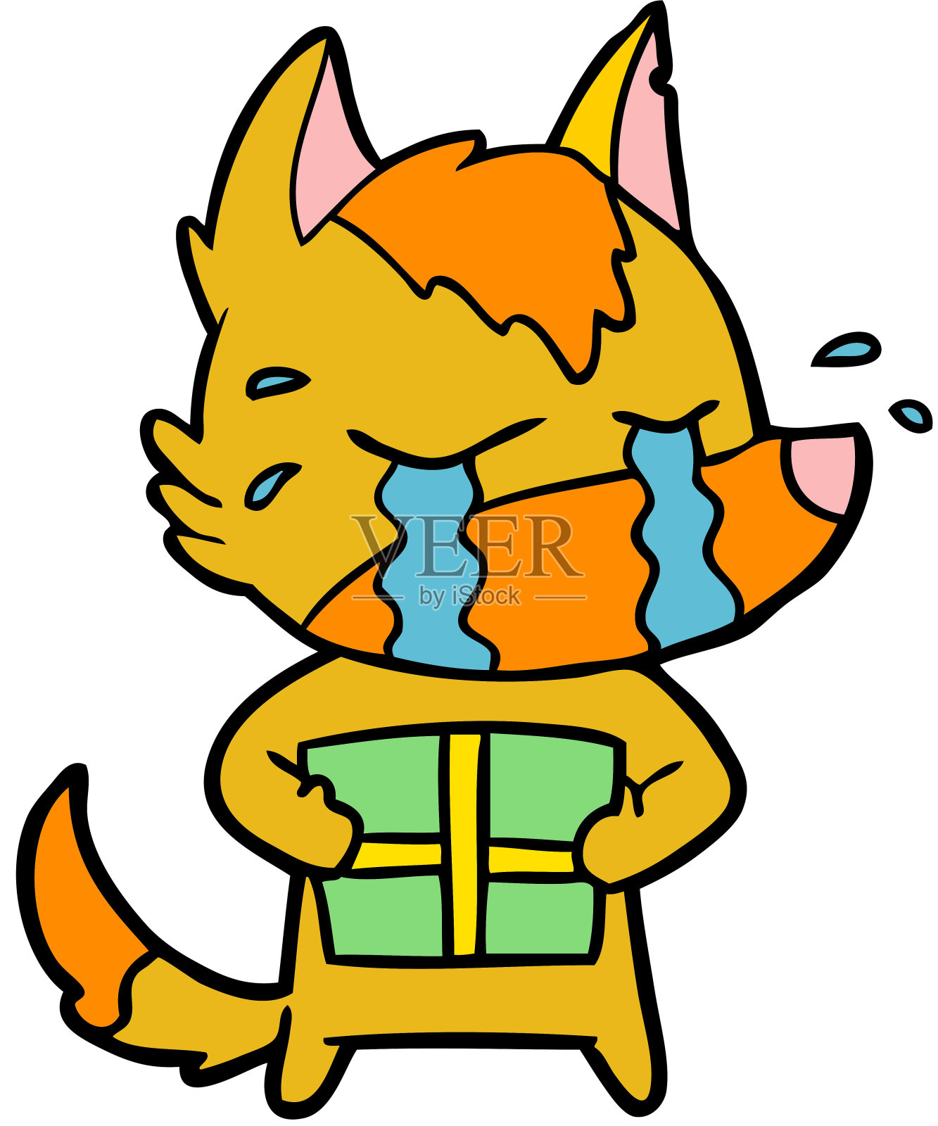 福克斯卡通人物与现在设计元素图片