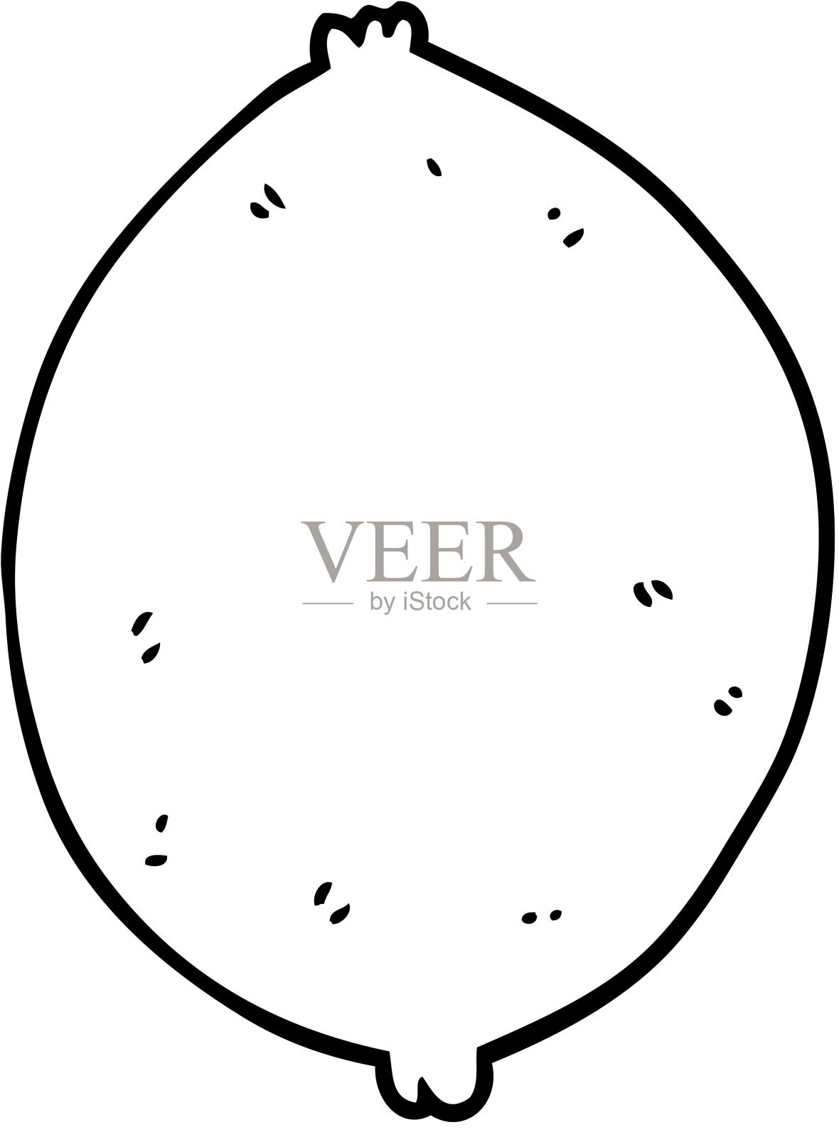 卡通柠檬插画图片素材