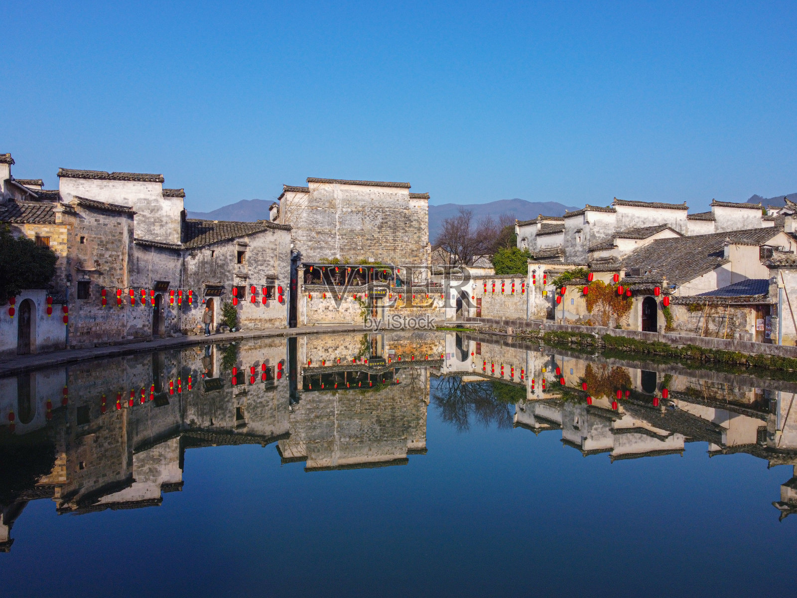 中国宏村古镇照片摄影图片
