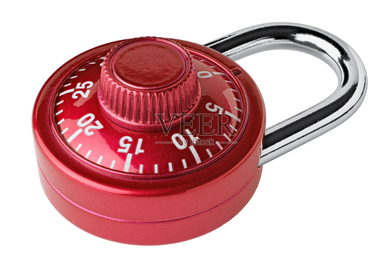 红色小密码锁照片摄影图片