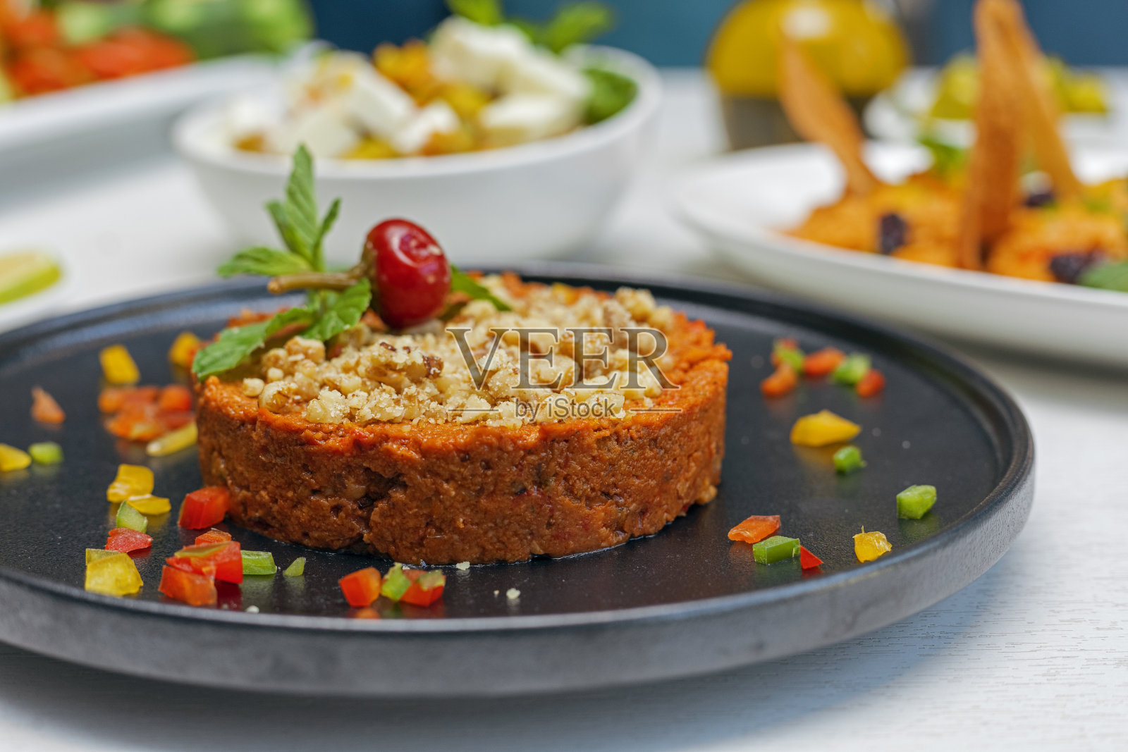 黎巴嫩阿拉伯美食照片摄影图片