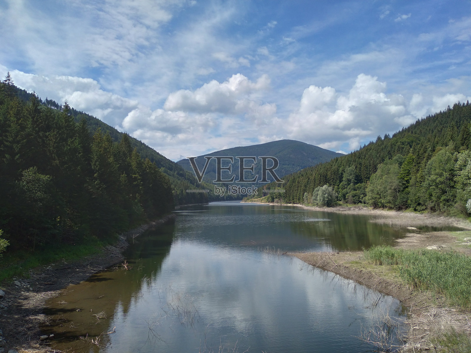 美丽的湖照片摄影图片