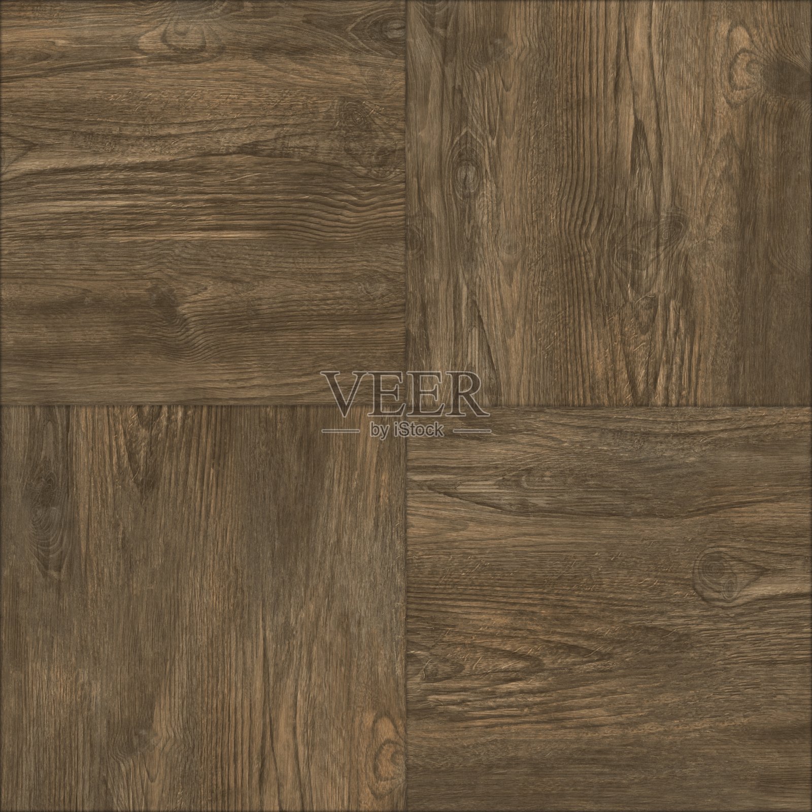 几何时尚插画与木制纹理。现代木制马赛克。照片摄影图片