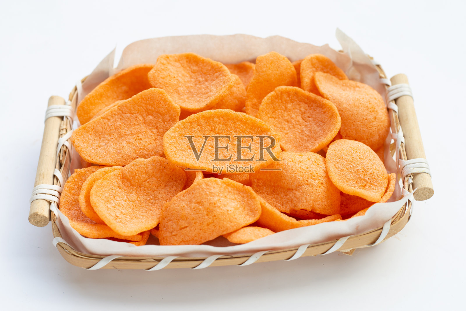 白底虾饼。虾香酥饭照片摄影图片