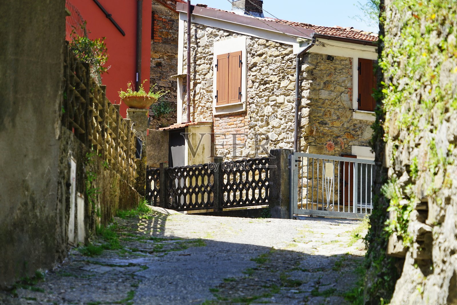 福斯迪诺沃村一瞥照片摄影图片