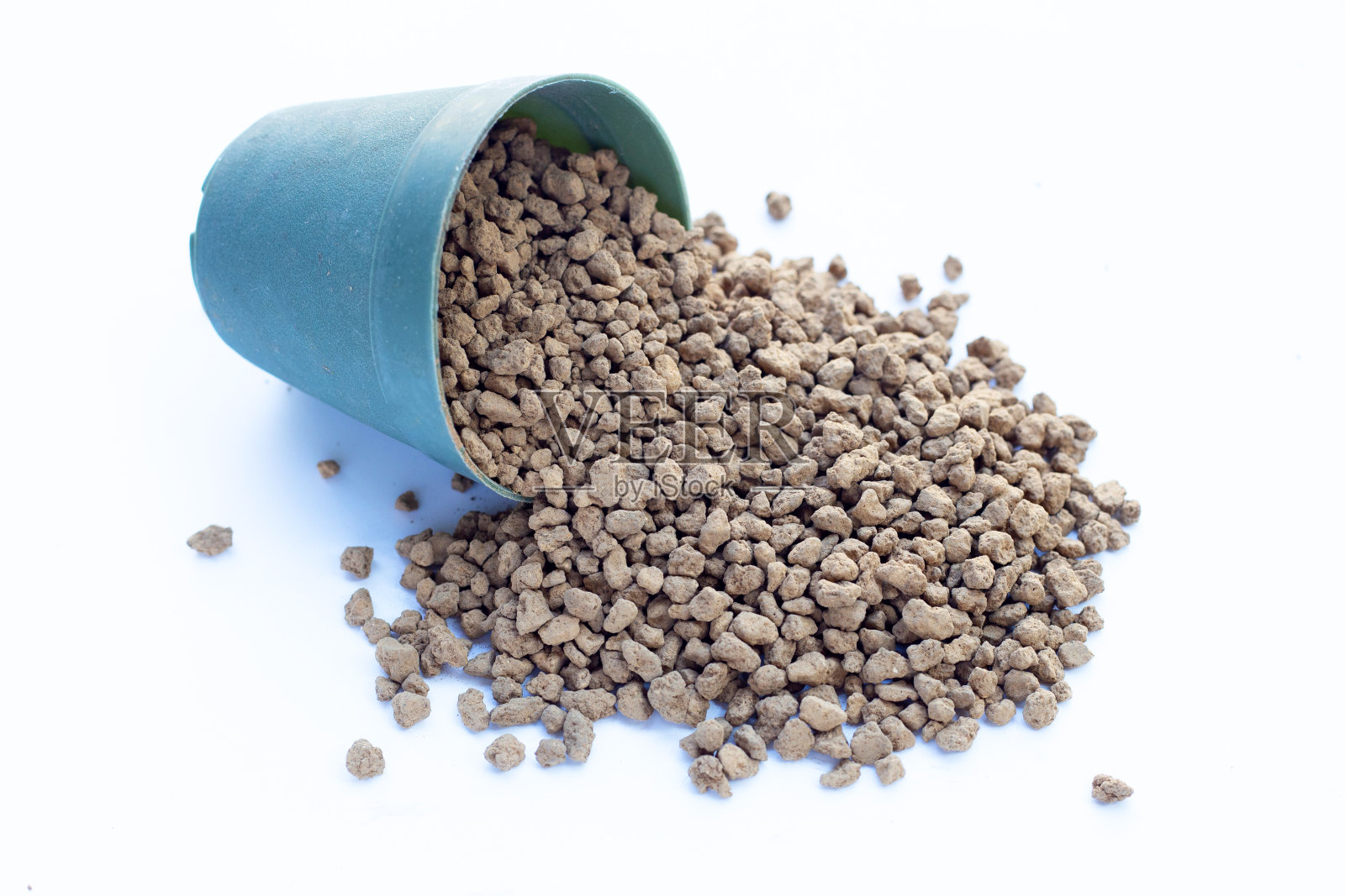 盆栽树的Akadama。日本土壤照片摄影图片