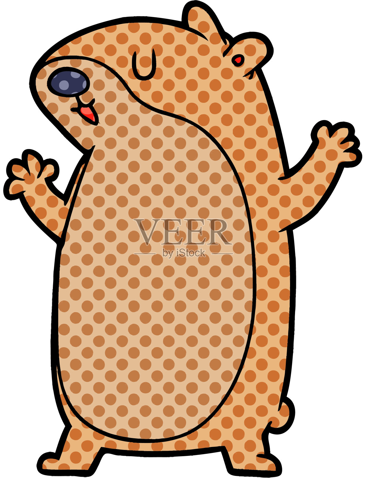 卡通沙鼠设计元素图片