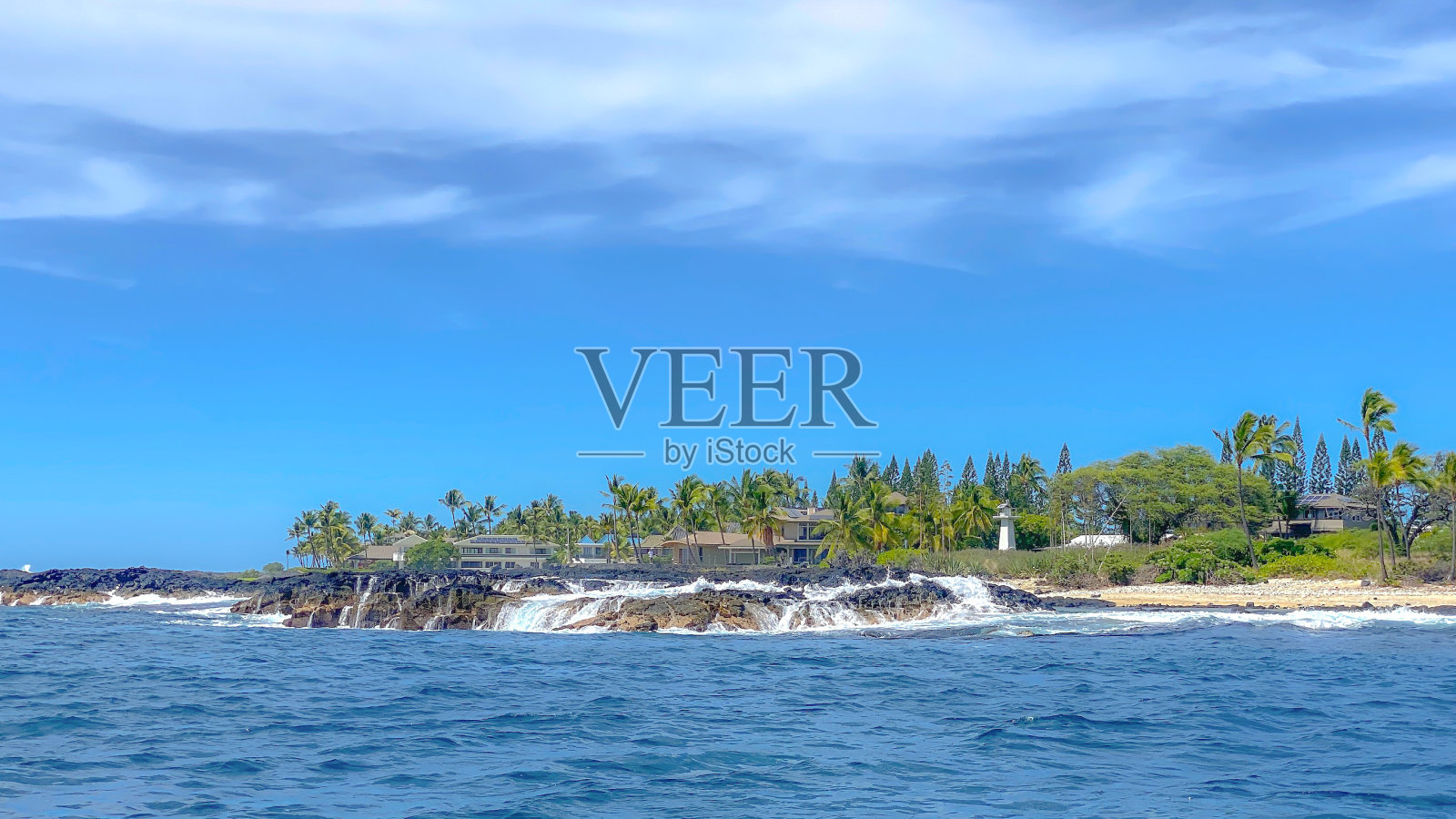 从太平洋看科纳照片摄影图片