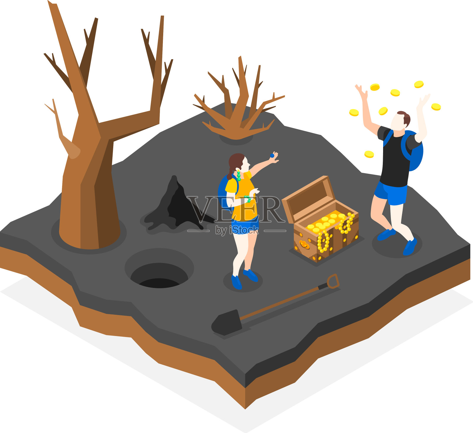 寻宝任务成功成分设计元素图片