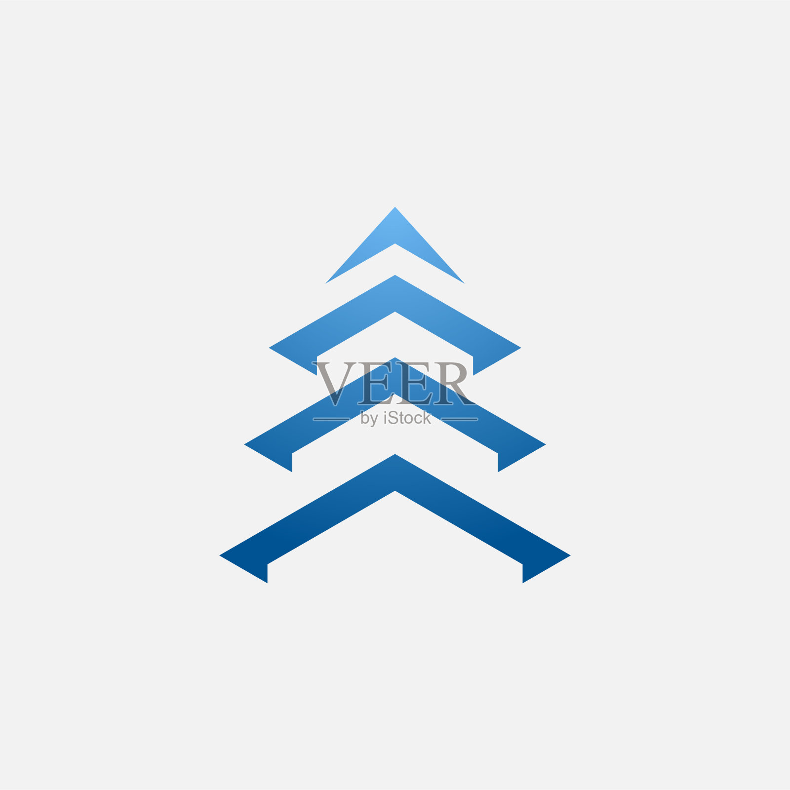 现代符号模板印度教和佛教宝塔，易于制作，适合公司与矢量eps格式插画图片素材