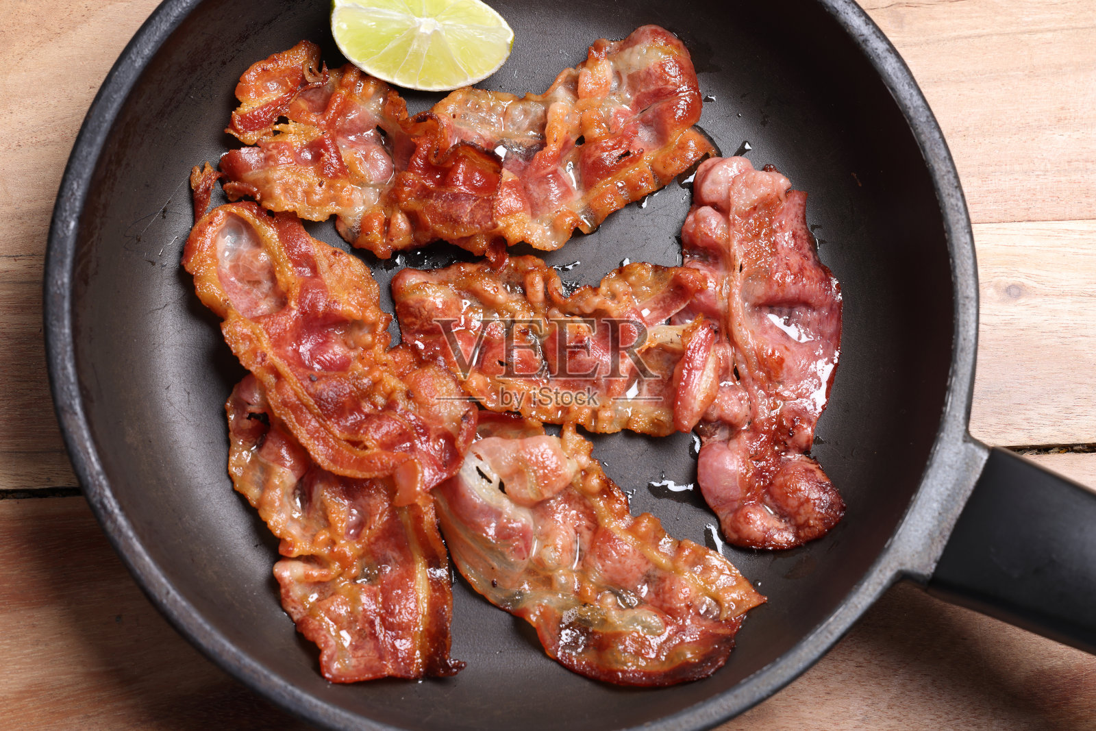 煎培根照片摄影图片