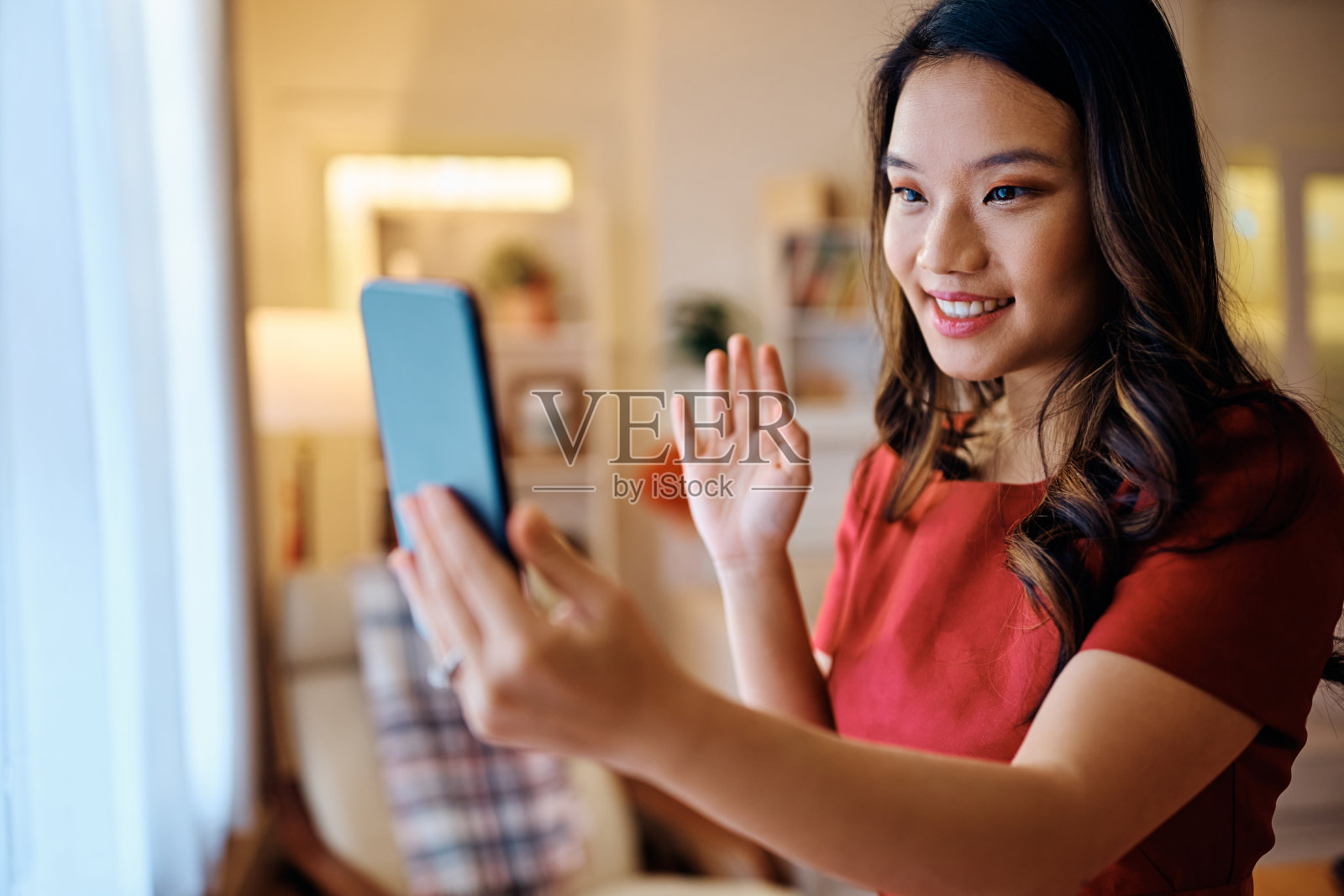 你好，春节快乐!照片摄影图片