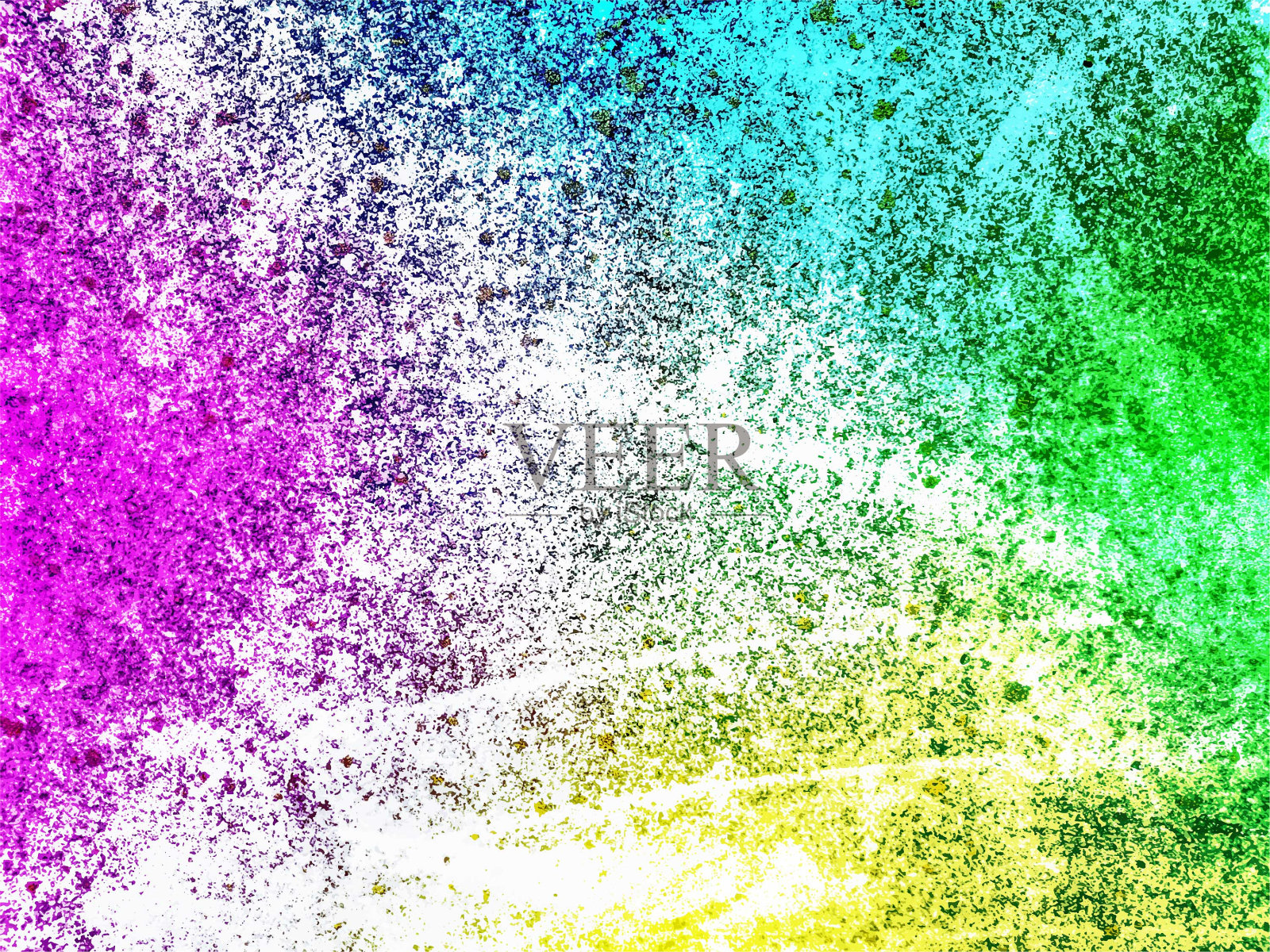 多色喷雾。矢量渐变，彩色抽象纹理插画图片素材