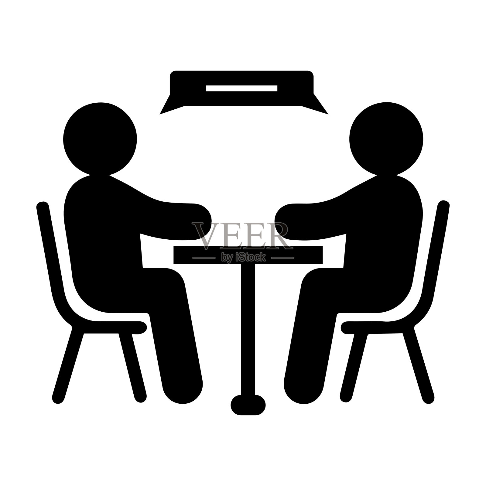 商业，会议，咨询图标插画图片素材