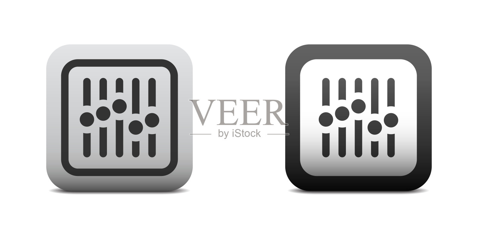 监管机构的图标。调整图标。平衡的象征。矢量图解。图标素材