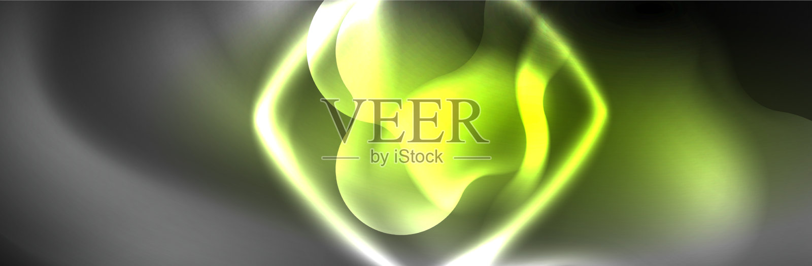 神奇的霓虹灯发光抽象背景插画图片素材